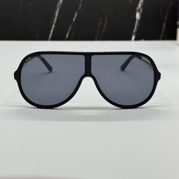 NEW GUCCI GG0199S 001 BLACK/GRAY MEN SUNGLASSES GUCCI - Picture 3 of 9